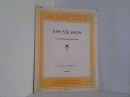 Joh. Seb. Bach: 15 Zweistimmige Inventionen. Piano, Einzel-Ausgabe. Edition Schott 01092/93 1/2 - Musica