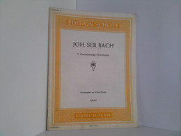 Joh. Seb. Bach: 15 Zweistimmige Inventionen. Piano, Einzel-Ausgabe. Edition Schott 01092/93 1/2 - Música