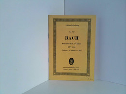 Concerto D Minor For 2 Violins And String Orchestra (Foreword Wilhelm Merian) - Música