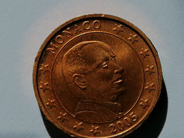 Rare 5 Euro Cent Specimen 2005 - Monaco - Other