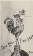 NOUVEL AN - Au Gui L'an 1919 - Illustrateur P.Durocher - Nieuwjaar
