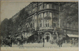 Cartes Postales  PARIS  Theatre Du Vaudeville & B. D' S Italiens - Aeronáutica - Aeropuerto