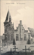 Lille St. Pieter // Het Gemeentehuis 1916 Gefrankeerd Met Belgie Overprint Op Reichs Zegel - Lille