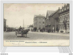 LIBRAMONT ..-- MALLE - POSTE . Place De La GARE . 1902 Vers CHARLEROI ( Melle Alice DUFOUR ) . Voir Verso . - Libramont-Chevigny