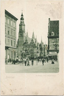 Pologne    -  Breslau -  Rathaus  Vom Blucherplatz - Polonia