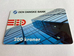 21:229 - Denmark Danmont Testkort Den Danske Bank 200 Kr - Dänemark