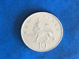 Münze Münzen Umlaufmünze Großbritannien 10 New Pence 1980 - 10 Pence & 10 New Pence