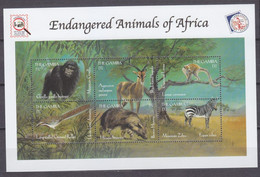 2000	Gambia	3527-3532KL	Fauna	9,00 € - Monkeys