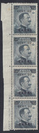 1916 Blocco Di 4 Valori BdF Sass. 8 MNH** Cv 40 - Egée (Carchi)