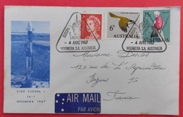 1967 - WOOMERA S.A. To France - EUROPA 1 ROCKET F.6. LAUNCHED - Sobre Primer Día (FDC)