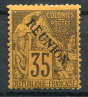 Réunion             25  *  Jaune-orange - Unused Stamps