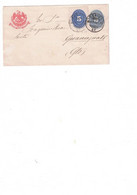 MEXICO POSTAL STATIONERY - ENTIER POSTAL MEXIQUE : Cover - Lettre 1894. From Mexico To Guanajuato. - Mexique