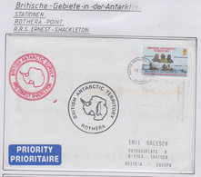 British Antarctic Territory (BAT) 2006 Cover Ship Visit RRS Ernest Shackleton Ca Rothera 10.2.2006 (RH183A) - Covers & Documents