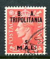 British Occ. Italian Colonies - Tripolitania - 1951 B.A. - 5l On 2½d Pale Scarlet Used (SG T31) - Tripolitania