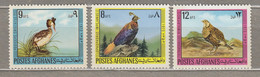 Birds Oiseaux Vögel Afghanistan 1973 Mi 1139-1141 Yv 982-984 Sc 883-885 MNH(**) #33388 - Zonder Classificatie