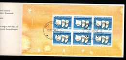 1998 Christmas Michel GL 329x-330xMH Stamp Number GL 342a Yvert Et Tellier GL C308a Stanley Gibbons GL SB10 Booklet - Gebraucht