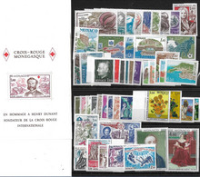 Monaco Année Complète 1978, 50 Timbres**/ Neufs Sans Charnière. Cote 109€. - Full Years