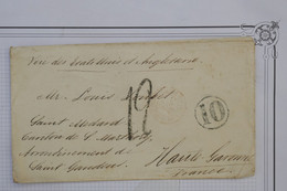 AR18 CUBA BELLE LETTRE 1865 POUR ST MEDARD ST GAUDENS FRANCE  + AFFRANCH. PLAISANT - Préphilatélie