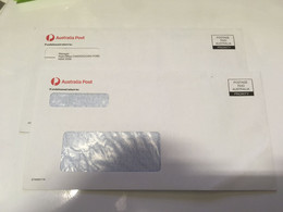 (5 H 22) Australia Mail - Australia Post (2 Business Covers) - Covers & Documents
