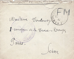Frankrijk Brief FM 89 Bataljon (6498) - Franchise Stamps