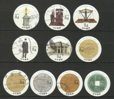 JAPAN 2021 150TH ANNIV. OF MODERN CURRENCY MONETARY SYSTEM COMP. SET OF 10 STAMP  (**) - Gebraucht