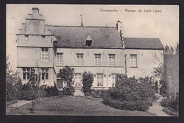 DDBB 880 - Carte-Vue OVERYSSCHE - Maison De Juste Lipse, Edit. Vandendael, Overyssche - TP Armoiries 1909 - Overijse