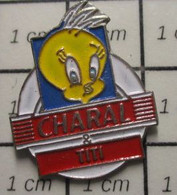 3519 Pin's Pins / Beau Et Rare / THEME : CINEMA / DESSIN ANIME CANARI TITI VIANDES CHARAL - Cinéma