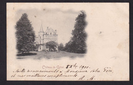 DDBB 887 - Carte-Vue OVERYSSCHE - Chateau De EYZER, TP Armoiries Circulée En 1900 - Overijse
