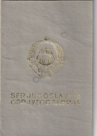 PASSPORT  - SFR YUGOSLAVIA  -  PASSEPORT DE L `ENFANT  - GIRL  - VISA: SLOVENIA, ETATS SCHENGEN, SLOVAKIA, GREECE - Documentos Históricos