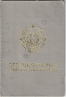 PASSPORT  --   SFR YUGOSLAVIA  --   PASSEPORT DE L `ENFANT  --  GIRL, 7 YEAR  --  1988  --  VISA:  LYBIA - Documentos Históricos