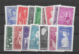 1942 MH  Monaco, Michel 273-97 - Unused Stamps