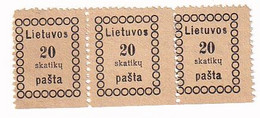 Lithuania Post Stamps , MNH - Lituania