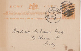 VICTORIA - Post Card .Stamp Viktoria - Melbourne - Lettres & Documents