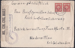 SBZ Ost-Sachsen 1946 - Mi. Nr. 46 - Brief Freiberg Nach Niedermittlau - Zensur - Lettres & Documents