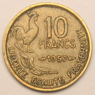 10 Francs Guiraud, 1957, Bronze-aluminium - IV° République - 10 Francs