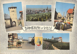 CPSM 67 DAMBACH LA VILLE  MULTI VUES - Dambach-la-ville