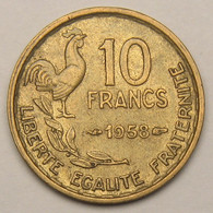 10 Francs Guiraud, 1958, Bronze-aluminium - IV° République - 10 Francs