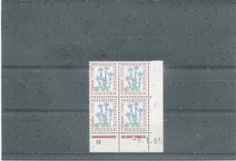 COINS DATES -TAXE N°96 **FLEURS 0,10F -6-1-65 - Postage Due