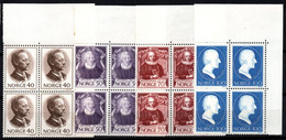 282- NORWAY 1970- SCOTT#: 562-565 - MNH - NORWEGIAN ZOOLOGISTS - Unused Stamps