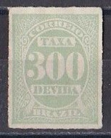 Brésil  1862 - 1899  Timbre  Neuf Sans Gomme  Taxe 1890 Y&T  N ° 14 - Unused Stamps