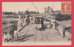 76 - LE TREPORT----Vue Vers La Gare---Tramway---animé - Le Treport