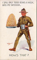 ILLUSTRATEUR  WALL  I Spill Only 70000 Beans A Week  ...........  MILITARIA US ARMY UNIFORME FAÇON SCOUT - Umoristiche