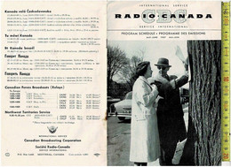 SODE 2122 - Programme Des émissions CBC , RADIO CANADA , 1957 - 8 PAGES - Programs