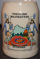 Chope De Bière Du Corps Des Majorettes De Differdange Grand-Duché Du Luxembourg - Altri & Non Classificati