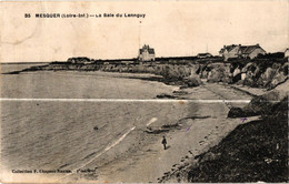 44 .. MESQUER . LA BAIE DU LENNGUY  . 1922 . . ( Trait Blanc Pas Sur Original ) - Mesquer Quimiac