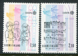 FINLAND 1985 Europa: Music Year   MNH / **.  Michel 968-69 - Unused Stamps