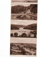 Royaume  Uni    - River Dart   6 Vues  Letter Card Depliantes - Dartmoor