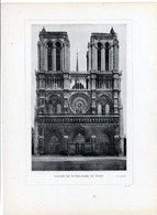 PL.27 / FACADE NOTRE DAME DE PARIS Cl. Hachette PL.28 / NOTRE DAME Côté Méridional & ABBAYE DE LONGPONT Cl. Neurdein - Architecture