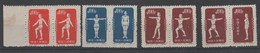 CHINA 14 Stamps, In Pairs, Mint No Gum As Issued 1952 - Sin Clasificación