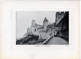 PL.42 / CATHEDRALE DE LANGRES & EGLISE DE PLOARE Cl. Monum. Historiques * PL.41 / REMPARTS DE CARCASSONNE Cl. Hachette - Architecture